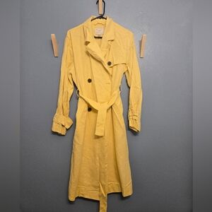a new day Mustard Trench Coat
